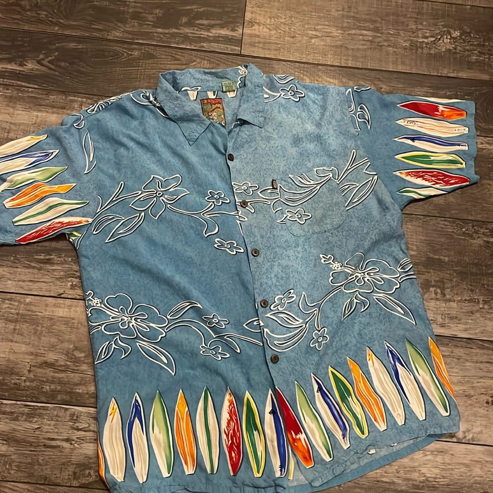 PINEAPPLE CONNECTION RAYON SURFBOARD SHIRT